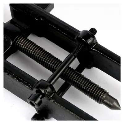 Produktbild von Zweibacken-Zahnradabzieher aus Kohlenstoffstahl mit einstellbarer Spanntiefe für Kfz-Reparatur und industrielle Wartung