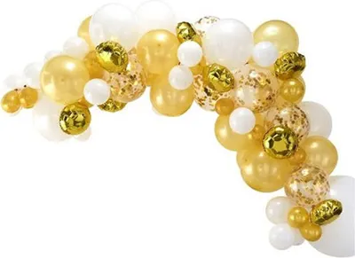 Produktbild von Ballongirlande gold 70-teilig