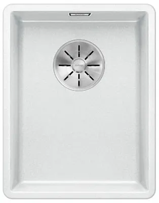 Obrázok produktu pre BLANCO SUBLINE 320-F umývadlo pod omietku / SILGRANIT / Biela / Zástrčka