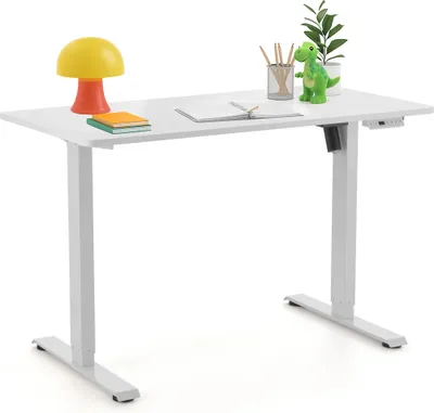 Produktbild von hjh OFFICE Elektrisch höhenverstellbarer Schreibtisch Worktime Kid Computertisch höhenverstellbar 72.0 - 118.0 x 120.0 x 60.0 cm