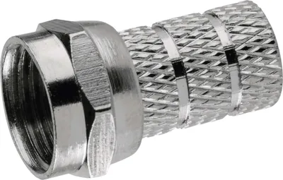 Konektor F vidlice pro koax 3C2V, 10 ks