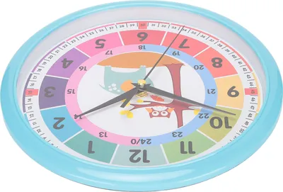 Image de Horloge murale,Horloge murale cartoon,Horloge suspendue,Horloge suspendue pour enfants,Horloge pédagogique,Horloge de chambre d'enfant