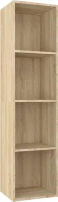 Obrázek produktu pro vidaXL Regál/TV skříňka Sonoma Dub 36x30x143 cm výrobek ze dřeva