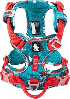 Image de Harnais pour chien, antidéflagrant, réfléchissant, bleu camouflage, xl
