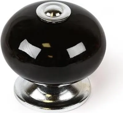 Image de Möbelknopf D40 7-E517.03 Schwarz
