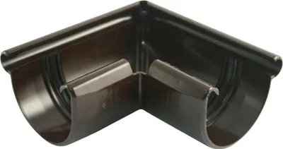 Produktbild von Dachrinnen Aussenwinkel 75 mm Abwasserrohr Abflussrohr braun MARLEY805382