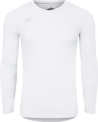 Produktbild von Umbro - "Elite" Base Layer Oberteil V-Ausschnitt für Herren UO265 (4XL) (Weiß)