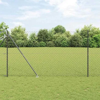 Zdjęcie produktu dla Ogrodzenie z drutu spawanego z kolcami 10 x 1,5 m (S x W)