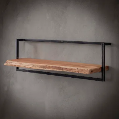Produktbild von Hoyz - Wandregal Edge - 100 cm - Akazienholz - Braun