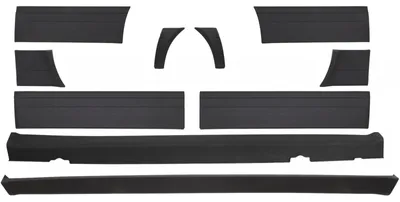 Image de DIEDERICHS : jupes latérales 1211363, montage latéral des deux côtés, pour BMW Série 3 Berline (E30), en plastique