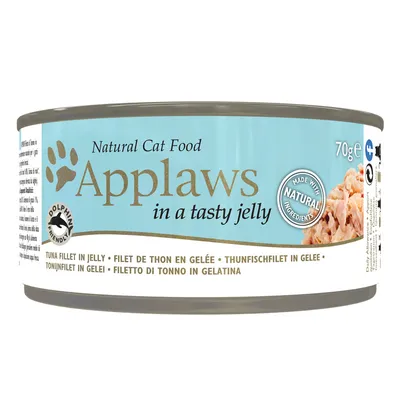 Produktbild von Applaws Katzen Nassfutter Thunfischfilet in Gelee 70 g