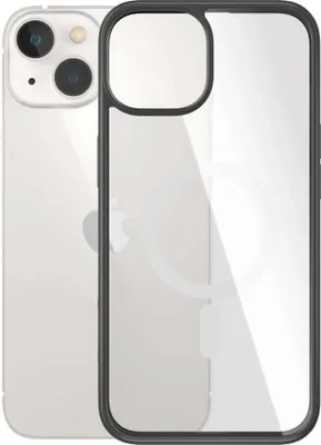 Obrázek produktu pro Panzerglass Clearcase With Magsafe Antibacterial pro Iphone 14 / 15 / 13 - čirý a černý
