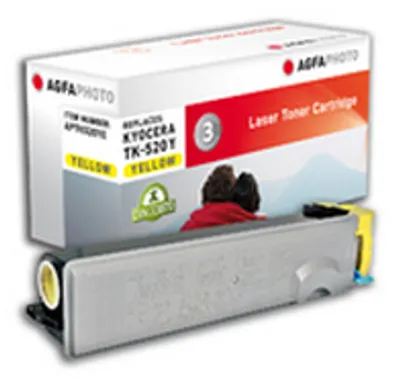 Produktbild von AgfaPhoto APTK520YE, 4000 Seiten, Gelb, Kyocera FS-C5015N