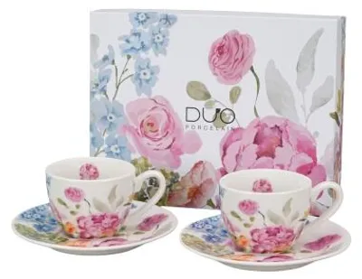 Produktbild von Duo JUNE Espresso Tassen-Set mit Untertassen 90 ml