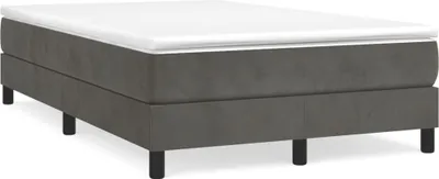 Produktbild von Boxspringbettgestell Dunkelgrau 120x200 cm Samt