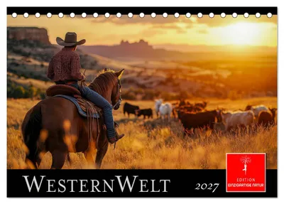 Produktbild von Westernwelt (Tischkalender 2027 DIN A5 quer), CALVENDO Monatskalender