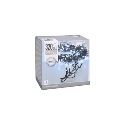 Produktbild von Multifunktionsgirlande 320 leds weiß kalt 220v 37m ip44