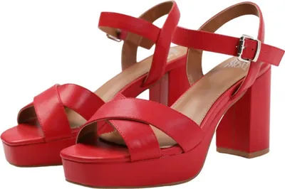 Produktbild von Where's That From - Damen Hohe Absätze "Marcia", PolyurethanWM496 (36 EU) (Rot)