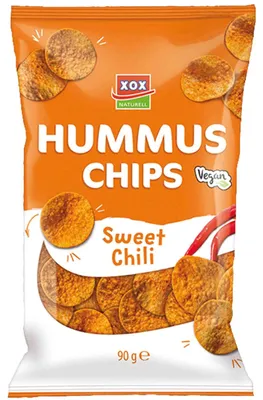 Immagine prodotto di XOX Hummus Dolce Peperoncino snack croccante con leggera piccantezza 90g