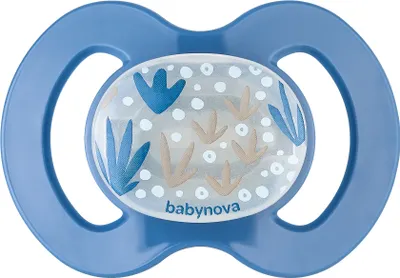 Obrázok produktu pre Baby Nova Anatomický utišujúci cumlík bez krúžku silikón 6-18m svieti v tme 1 ks