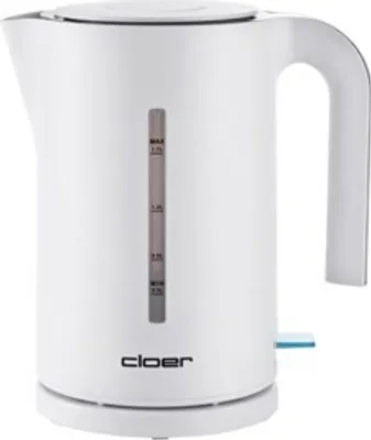 Produktbild von Wasserkocher 1,7L weiß 2200W mit 360° kabellosem Sockel und Abschaltautomatik