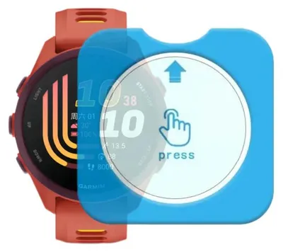 Produktbild von Strap-it Displayschutz Glas - passend für Garmin Forerunner 170 - kratzfest, optimaler Displayschutz - Transparent