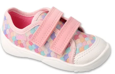 Produktbild von Befado 907P166 Canvas-Sneaker, pink, mit Klettverschluss