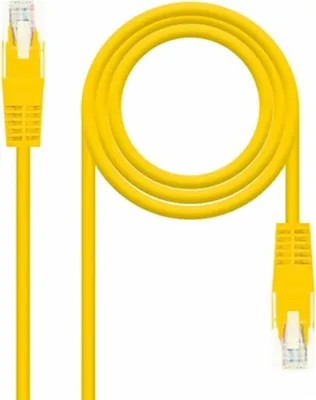 Image de Nanocable 10.20.0400-l25-y Rj45 Utp 25 Cm Cat 6-câble réseau jaune jaune One Size