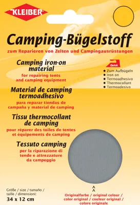 Image de KLEIBER Toile à repasser Quick-Camping 340 x 120 mm gris