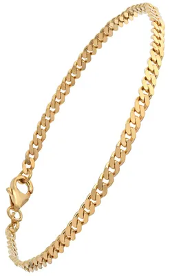 Produktbild von Goldkette Panzerkette Länge 21cm - Breite 3,4mm - 333-8 Karat Gold