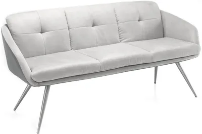 Produktbild von 21719 Bank mit Edelstahlbeinen 180 cm Grau