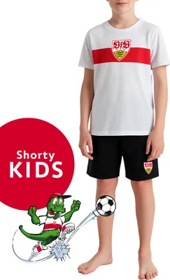 Produktbild von VfB Jungen Shorty weiß Größe: 122/128