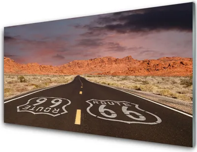 Produktbild von Acrylglasbilder 100x50 Wandbild Druck Straße Landschaft