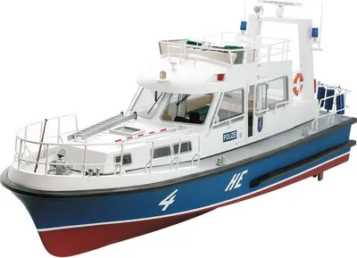 Productafbeelding van Krick politieboot HE 4, modelbouwpakket