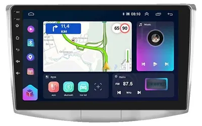 Image de Écran multimédia pour voiture, 10,1 pouces, compatible avec Magotan/CC 2010-2014, PASSAT B7/B6 2010-2015, processeur 8 cœurs, 8 Go de mémoire vive, 128 Go de stockage, AHD