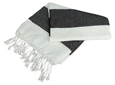 Immagine prodotto di ARTG - Asciugamano "Hamamzz Hamam Antalya", con strisce LT3701 (taglia unica) (bianco/nero)