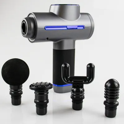 Immagine prodotto di Massage Gun dispositivo elettrico per massaggi Pistola massaggiante 5 modalità 4 accessori