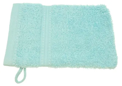 Produktbild von Julie Julsen BIO Waschhandschuh Babyblau 15 x 21 cm
