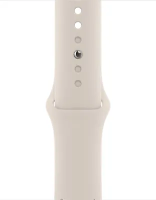 Produktbild von Apple 3J599ZM/A, Band, Smartwatch, Elfenbein, Apple, Apple Watch 38mm Apple Watch 40mm Apple Watch 41mm, Fluor-Elastomer