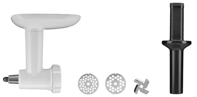 Produktbild von KitchenAid 4,8 L 5KSM175 Artisan Küchenmaschine Cookielover mit Fleischwolf+Spritzgebäckvorsatz, Farbe:Porcelain White