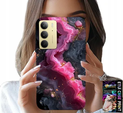 Zdjęcie produktu dla Etui Do Realme C75 - Różowy Marmurek Plecki, Modne Wzory