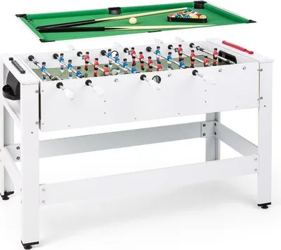 Produktbild von Spin 2-in-1 Spieletisch Billard Kicker 180° drehbar Spielzubehör