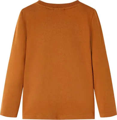 Produktbild von vidaXL Kinder-Langarmshirt Cognac 104