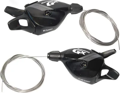 Produktbild von Sram Trigger-Schalter GX 2-f. links schwarz, mit Klemme, 00.7018.209.001