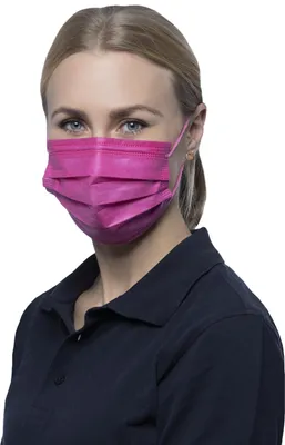 Produktbild von 500 Nitras Soft Protect Plus - pink - med. Mundschutz - Typ II R