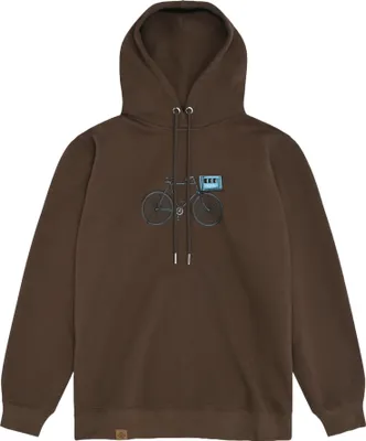 Produktbild von Bavarian Caps Hoodie "Expresslieferdienst" - dunkelbraun M