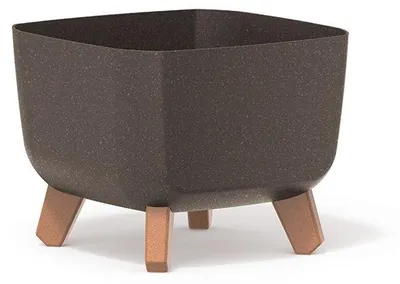 Obrázek produktu pro Květináč GRACIE SQUAT ECO kávový 24 cm