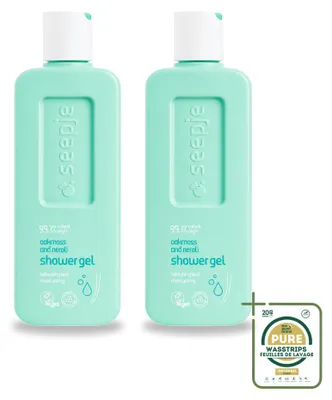 Produktbild von 2 x Seepje Douchegel - Eichenmoos und Neroli - 300 ml - Vorratspackung - 2 Stücke
