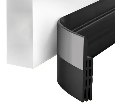 Türdichtung selbstklebend 5 cm x 100 cm Schwarz