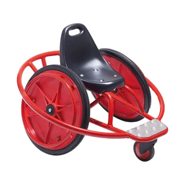 Produktbild von Viking Challenge WheelyRider - Drehlaufrad für Kinder Alter 4-10 Jahre rot